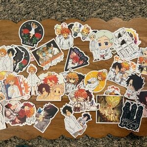 Anime Character Sticker Set